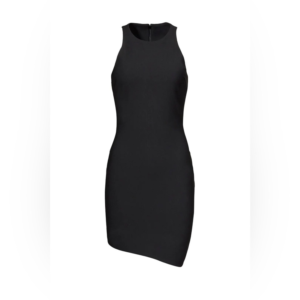 Elizabeth and James Bridget Black Asymmetrical Mini Dress Women’s Size 4